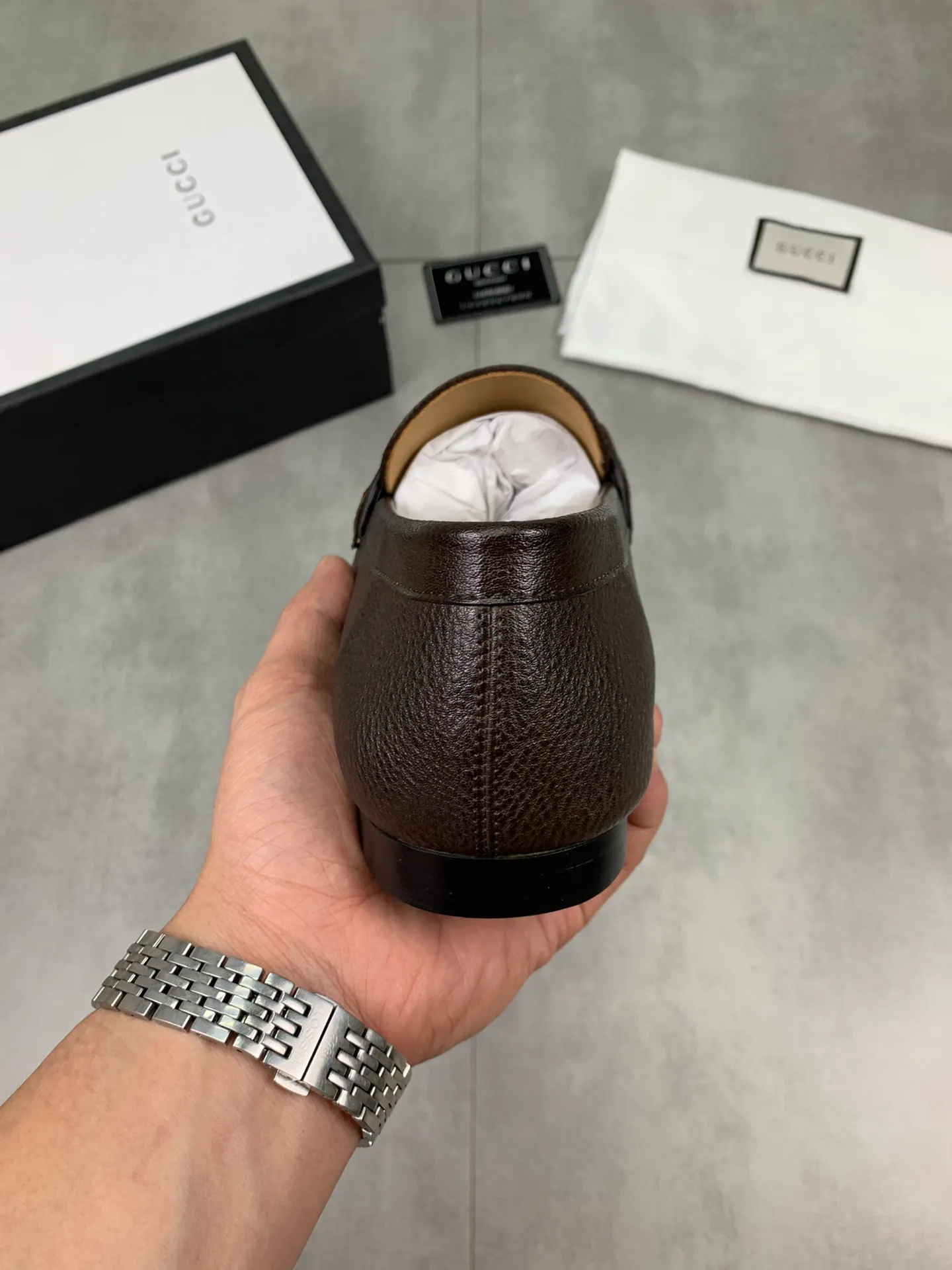 Men's men's shoes💰P520💰[New model]🆘Water-dyed cow lining [GUCCI] Gucci leather shoes, top men's purchasing agent, 2022 counter simultaneous sale, top-grade original calfskin imported from Italy ➕ first-layer cowhide lining) original sole provided by the original factory, fine workmanship, impeccable👍 You can enter and exit the counter at will; the real thing is super beautiful Sizes 38 to 44; 3⃣️colors🉑️ to choose from